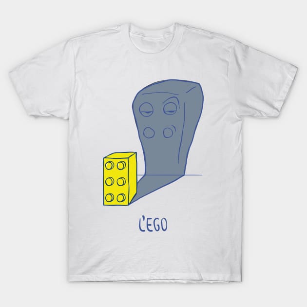 L'EGO (the ego, in french) T-Shirt by vectalex